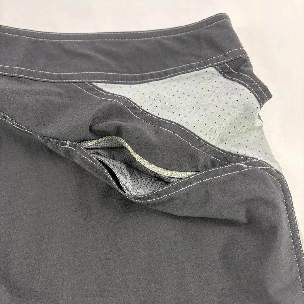 5.11 Tactical Board Shorts Mens 38 Black Ripstop Stretch Swim Trunks Training